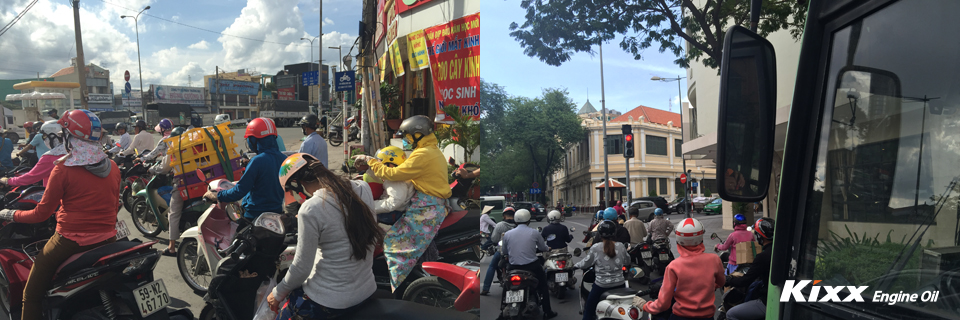 오토바이가 많은 베트남